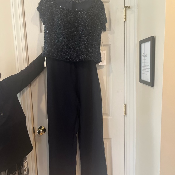 Lan Ting Bride Navy Blue Dress - Picture 2 of 8